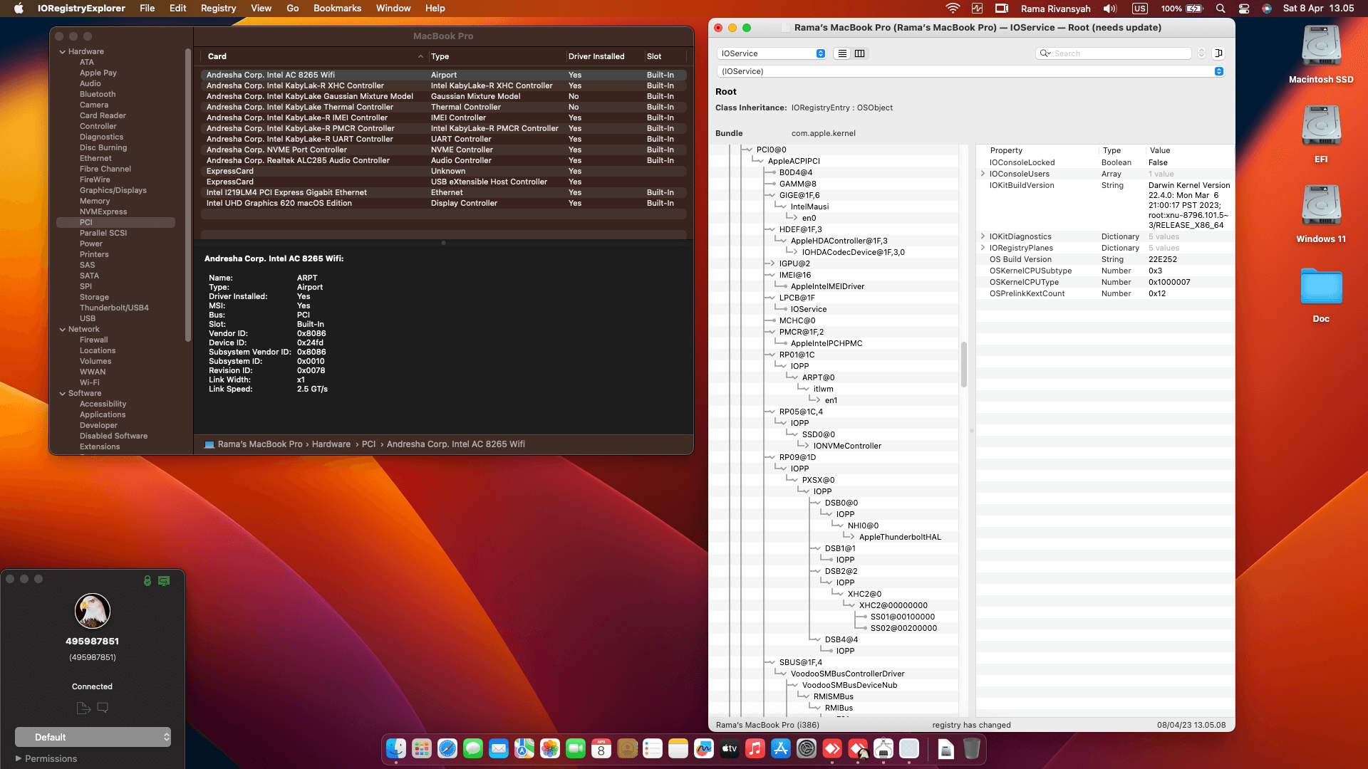 Lenovo Thinkpad X1 Carbon 6th Gen 6th [KabyLake R   Intel UHD 620 + PS2 SMBUS]   OpenCore1 9